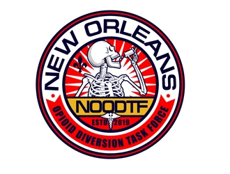 New Orleans Opioid Diversion Task Force  logo design by DreamLogoDesign