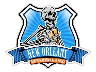 New Orleans Opioid Diversion Task Force  logo design by uttam