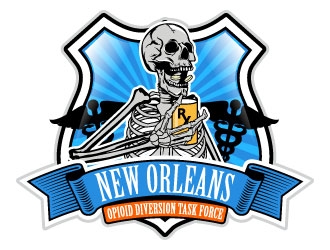 New Orleans Opioid Diversion Task Force  logo design by uttam