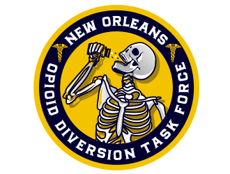 New Orleans Opioid Diversion Task Force  logo design by schiena