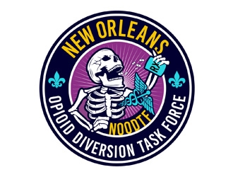 New Orleans Opioid Diversion Task Force  logo design by DreamLogoDesign