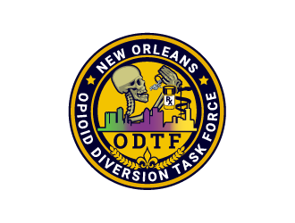 New Orleans Opioid Diversion Task Force  logo design by IanGAB