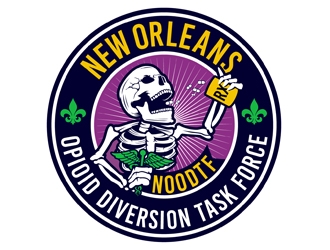 New Orleans Opioid Diversion Task Force  logo design by DreamLogoDesign