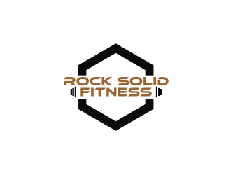 Rock Solid Fitness  logo design by Diancox