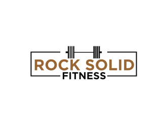 Rock Solid Fitness  logo design by Diancox