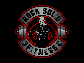 Rock Solid Fitness  logo design by Kruger