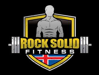 Rock Solid Fitness  logo design by gogo