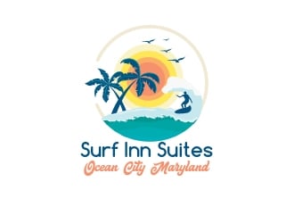 Surf Inn Suites logo design by heba