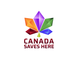 Canada Saves Here Logo Design