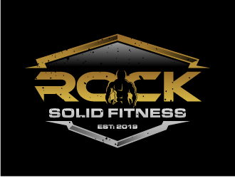 Rock Solid Fitness  logo design by torresace