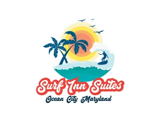 Surf Inn Suites logo design by heba