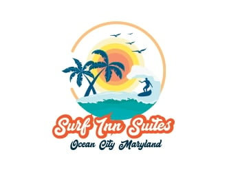 Surf Inn Suites logo design by heba