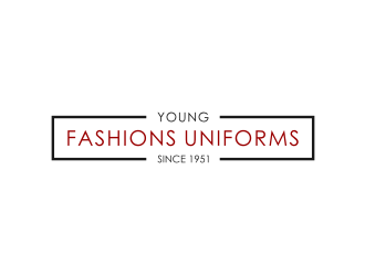 Young Fashions Uniforms logo design by Gravity