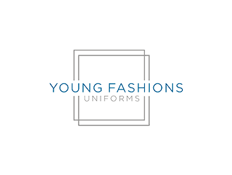 Young Fashions Uniforms logo design by checx