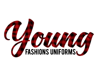 Young Fashions Uniforms logo design by ElonStark