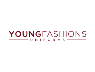 Young Fashions Uniforms logo design by denfransko