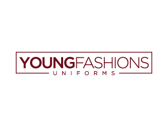 Young Fashions Uniforms logo design by denfransko