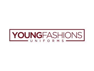 Young Fashions Uniforms logo design by denfransko