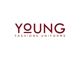 Young Fashions Uniforms logo design by denfransko