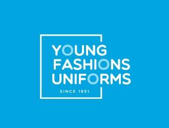 Young Fashions Uniforms logo design by REDCROW