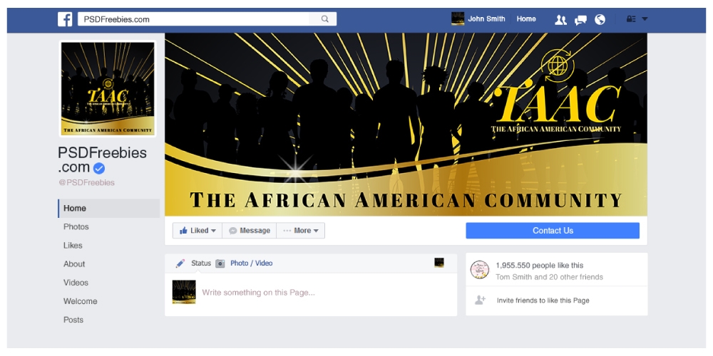 The African American Community logo design by Gelotine