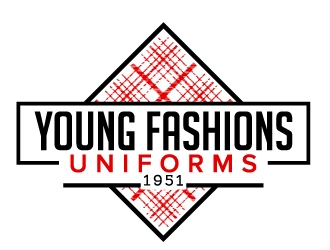 Young Fashions Uniforms logo design by jaize