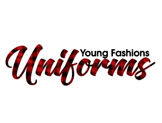 Young Fashions Uniforms logo design by ElonStark