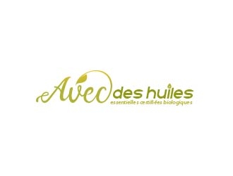 With organic essential oils - Avec des  huiles essentielles  certifiées  biologiques logo design by Boomstudioz