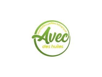 With organic essential oils - Avec des  huiles essentielles  certifiées  biologiques logo design by Boomstudioz