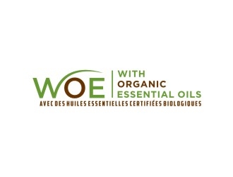 With organic essential oils - Avec des  huiles essentielles  certifiées  biologiques logo design by bricton