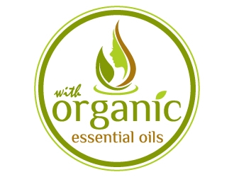 With organic essential oils - Avec des  huiles essentielles  certifiées  biologiques logo design by jaize