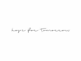 hope for tomorrow  logo design by eagerly