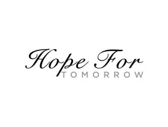 hope for tomorrow  logo design by sabyan