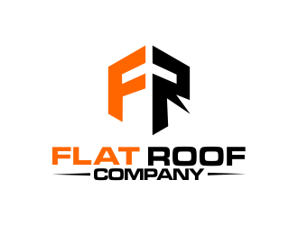   Flat  Roof company  logo design by qqdesigns