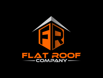   Flat  Roof company  logo design by qqdesigns