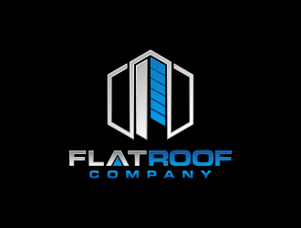   Flat  Roof company  logo design by torresace