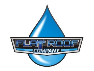   Flat  Roof company  logo design by rizuki