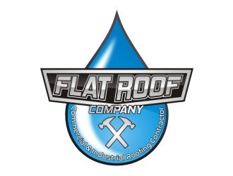   Flat  Roof company  logo design by rizuki