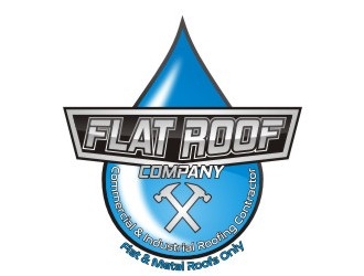   Flat  Roof company  logo design by rizuki