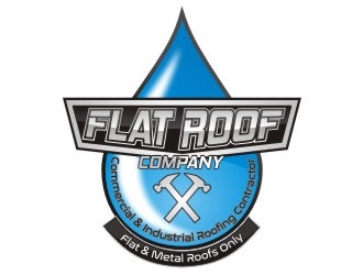   Flat  Roof company  logo design by rizuki