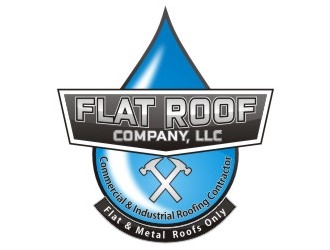   Flat  Roof company  logo design by rizuki