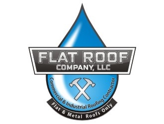   Flat  Roof company  logo design by rizuki