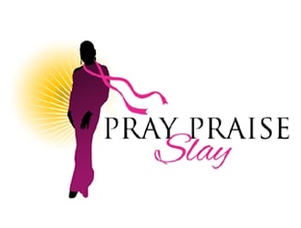 Pray Praise Slay logo design by ingepro