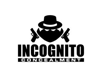 Incognito Concealment logo design by pencilhand