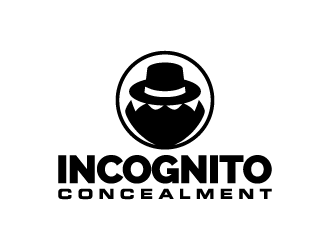 Incognito Concealment logo design by pencilhand