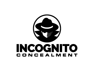 Incognito Concealment logo design by pencilhand