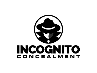 Incognito Concealment logo design by pencilhand