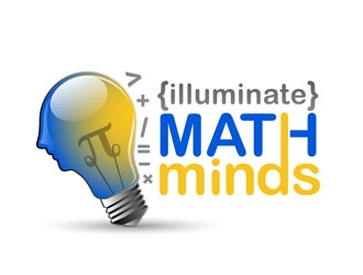 illuminate MATH minds logo design by DreamLogoDesign