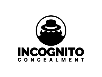 Incognito Concealment logo design by pencilhand