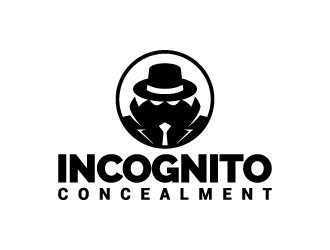 Incognito Concealment logo design by pencilhand